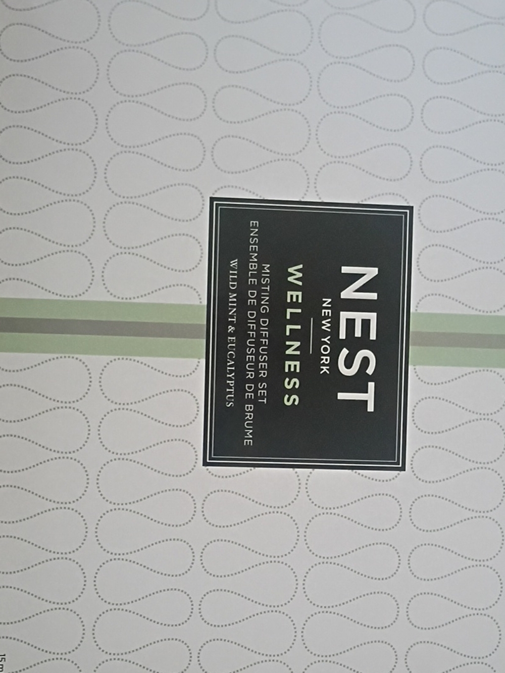 NEST Fragrances Wellness Misting Diffuser Set in Light Green and White